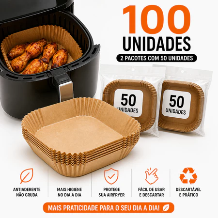 Como sujar menos a AirFryer: forma de papel manteiga ajuda mesmo?