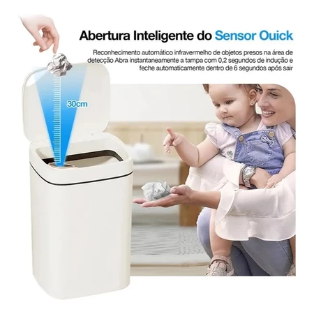 Mais higiene na cozinha e no banheiro: lixeira com sensor vale a pena?
