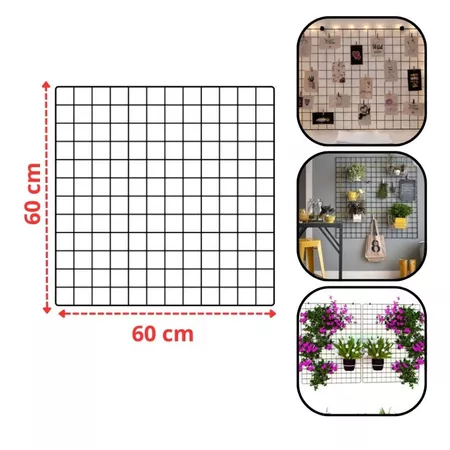Como pendurar plantas de um jeito criativo: tela aramada memory board vale a pena?