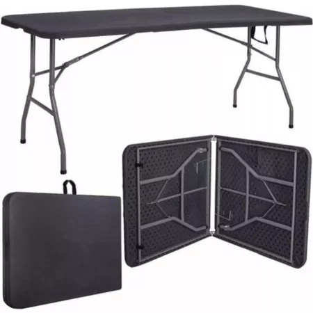 Mesa dobrável grande para churrasco e apoio: vale a pena?